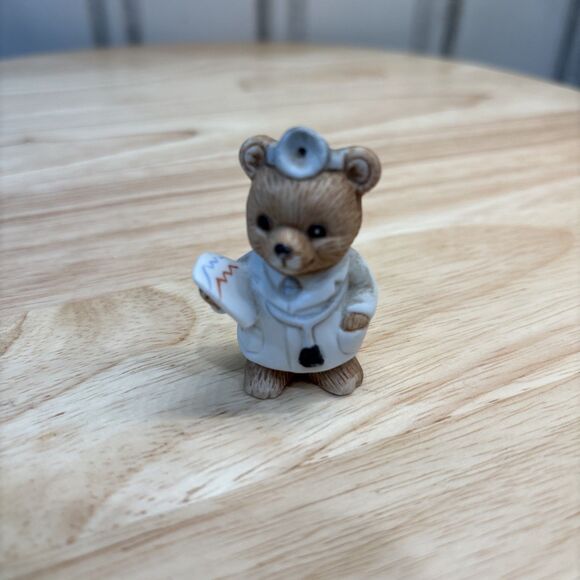 Homco Other - Vintage HOMCO Miniature Career Bear Figurine 2" Doctor #8820 . 1980s